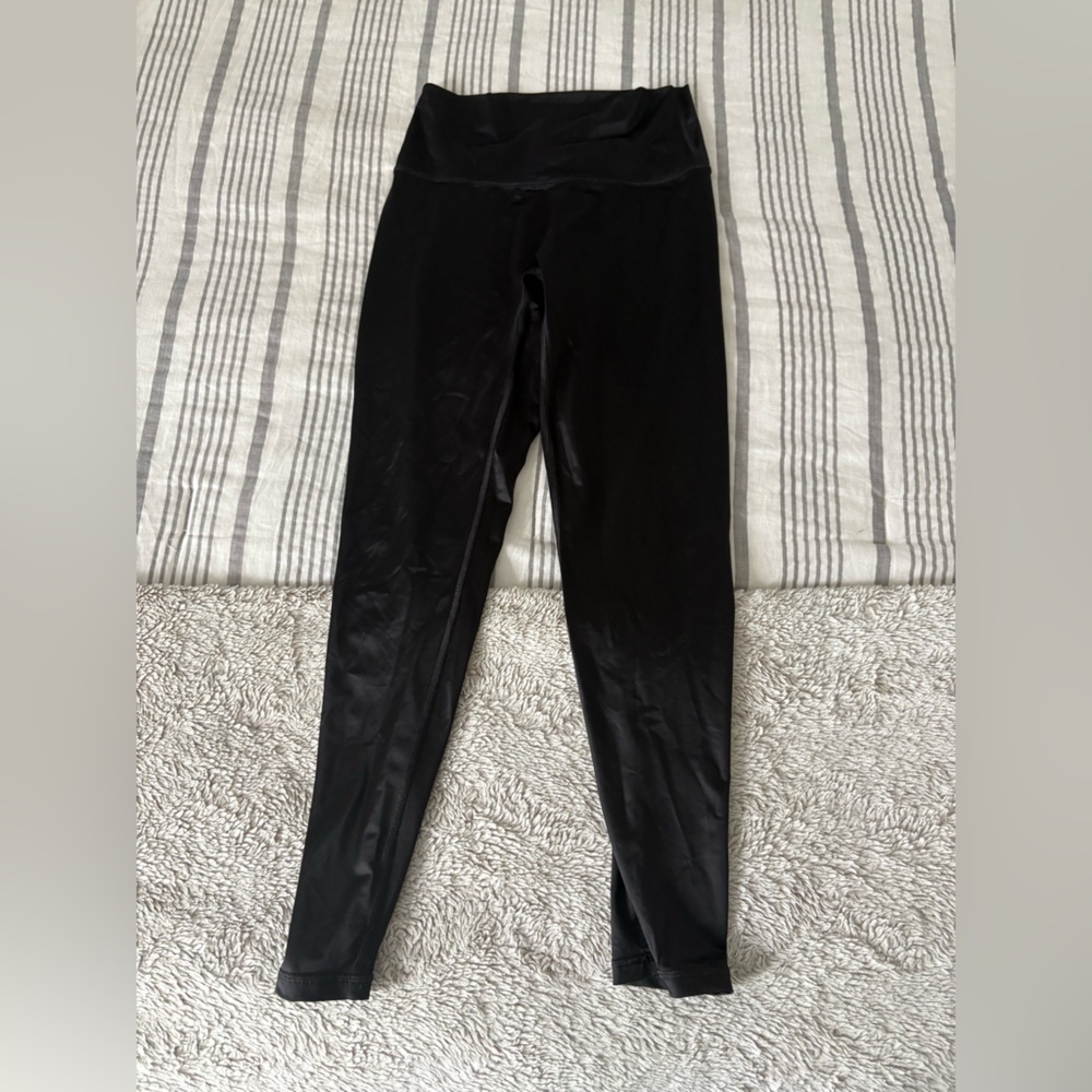 Aerie Black Silky High-Waist Leggings